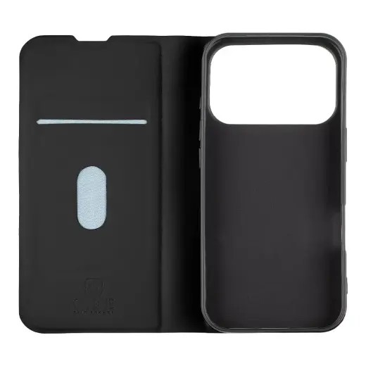 OBAL:ME SmoothTouch Case чехол-книжка для телефона iPhone 17 Pro черный