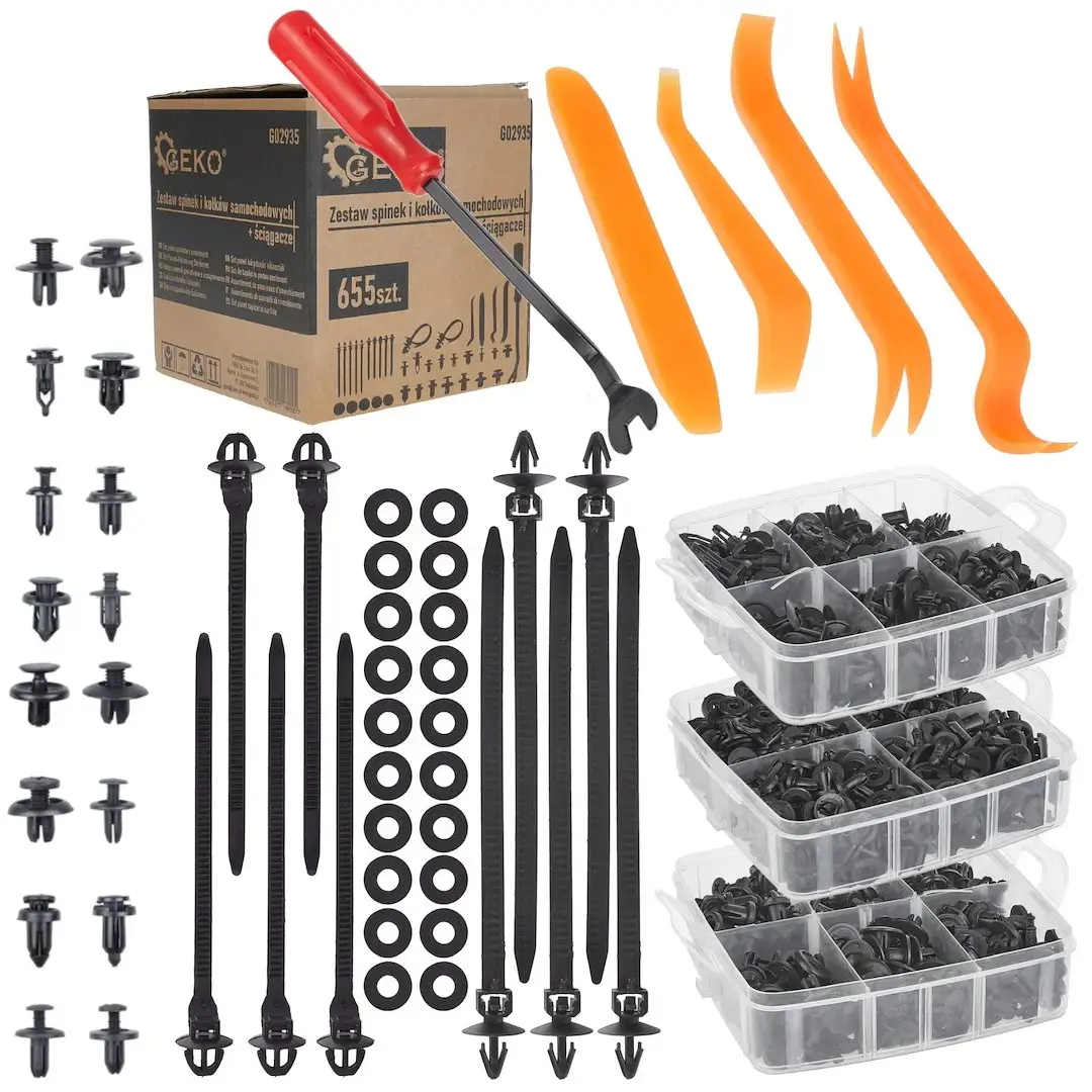 655-piece Panel Upholstery Assortment Set with Removal Tools