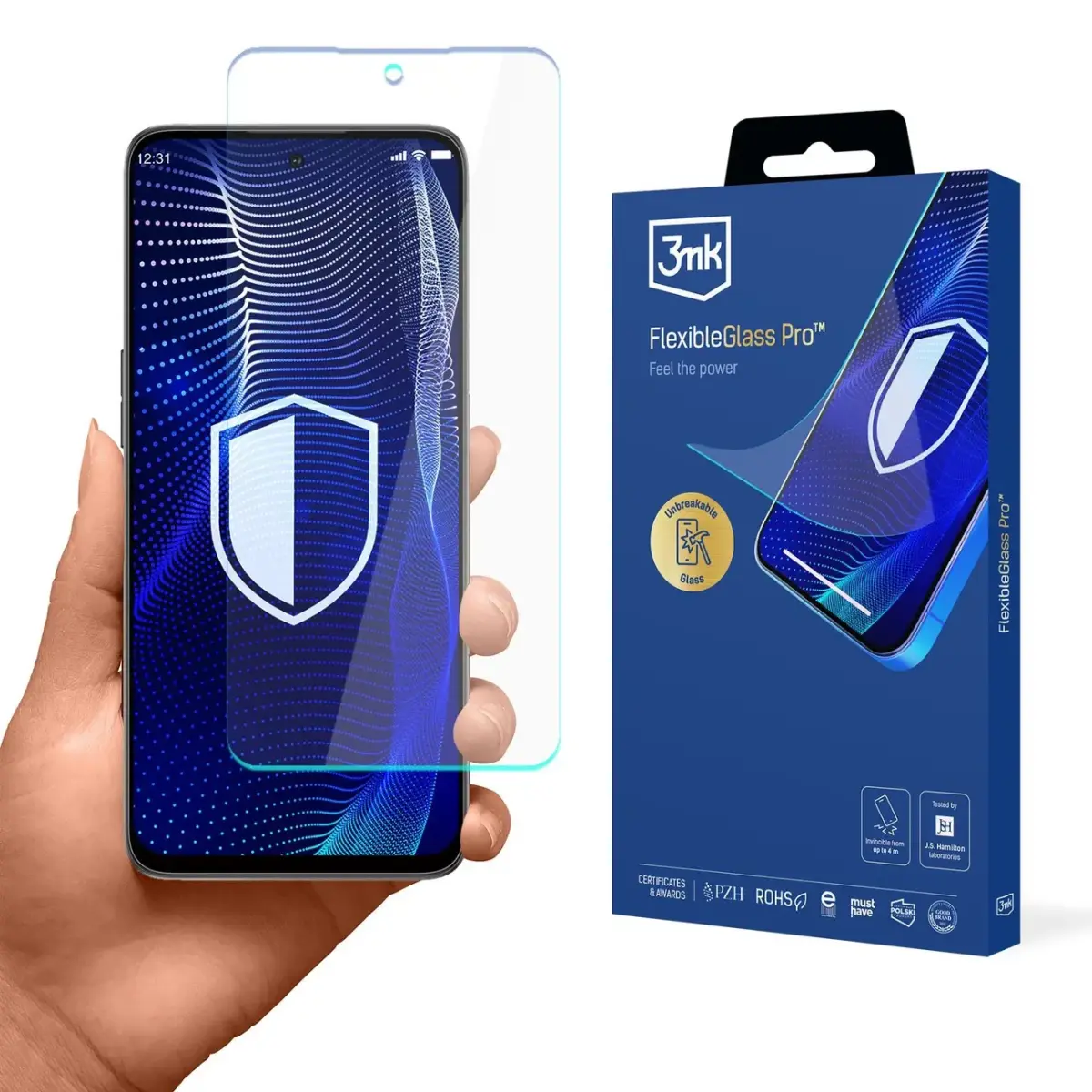 Hybrid glass 3mk FlexibleGlass Pro on Nubia Neo 2 5G