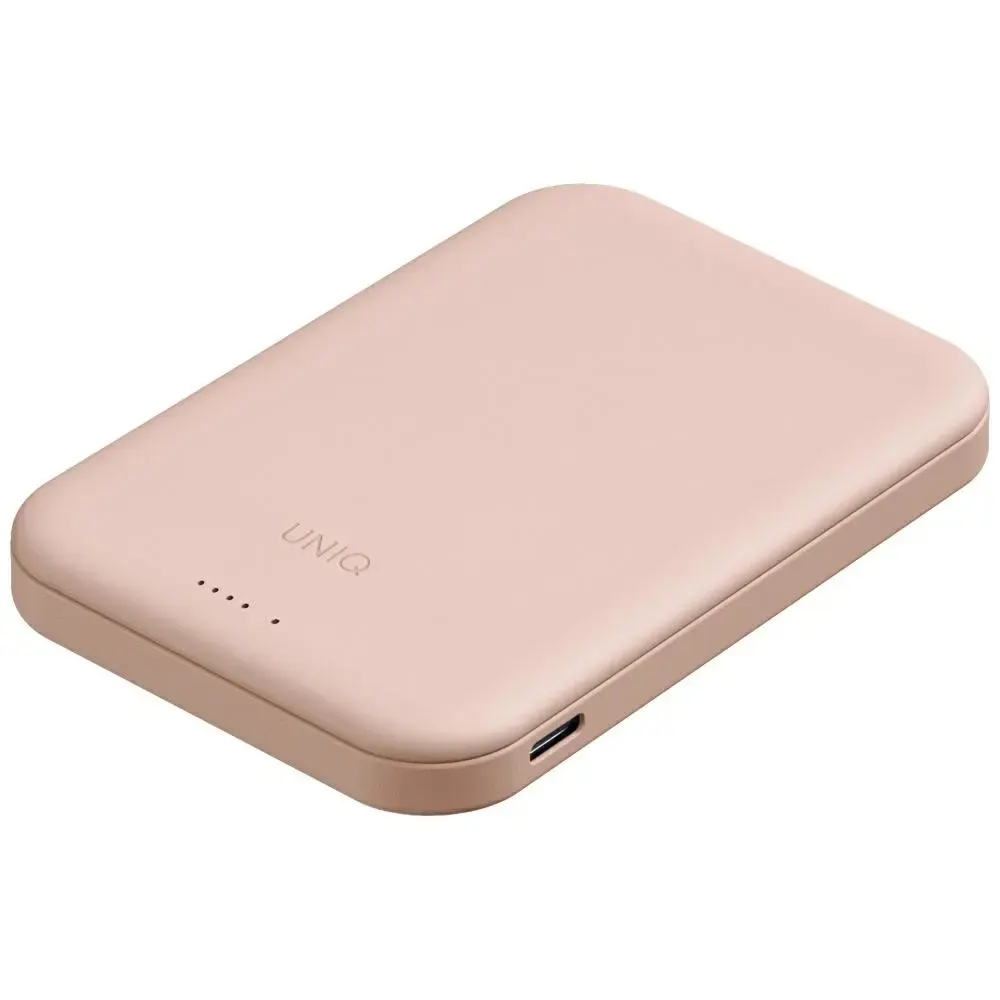 Uniq Lyden Lexa Magnetic ārējais akumulators (powerbank) | 5 000 mAh | PD | USB-C, MagSafe | rozā