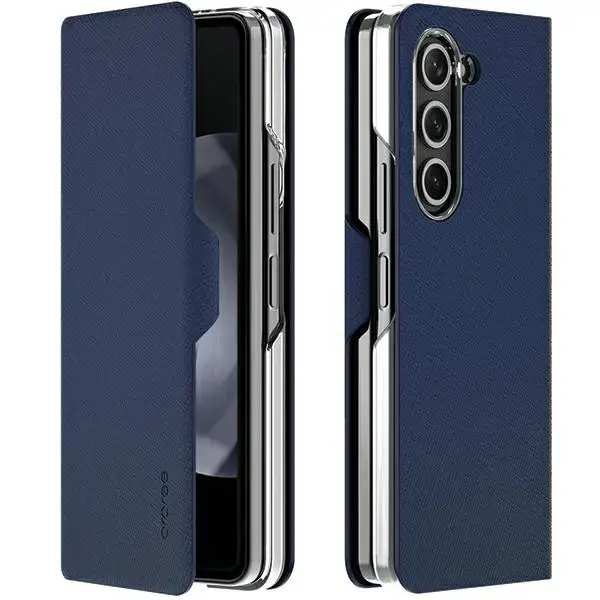 Araree etui Bonnet Diary Sam Z Fold5 F946 niebieski|ash blue AR10-01766B