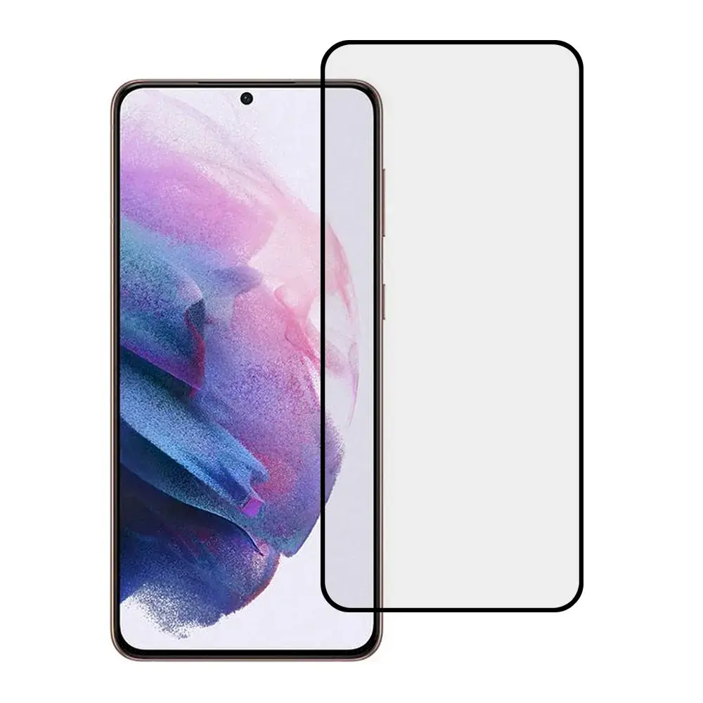 Fusion 5D aizsargstikls telefona ekrānam Samsung Galaxy S21 FE 5G (G990) ar uzstādīšanas rāmi