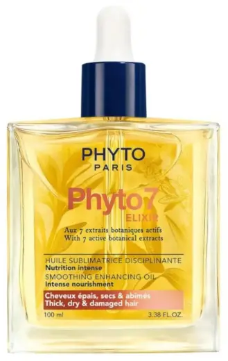 Phyto, Phyto 7, Hair Oil Treatment, Nourishing & Smoothing, 100 ml