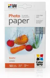 ColorWay Matte Photo Paper 10х15 50 sheets