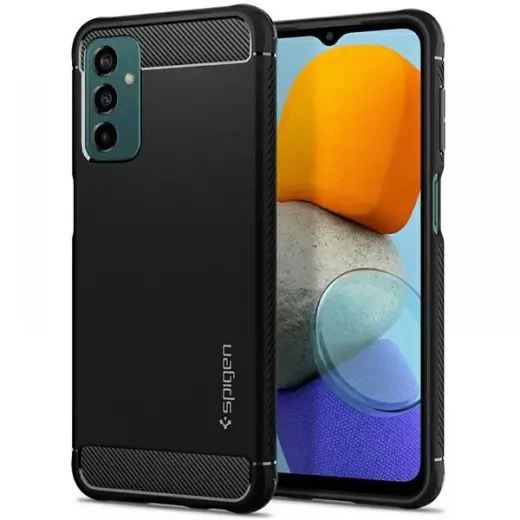 Spigen Rugged Armor telefona maciņš Samsung Galaxy M23 melns