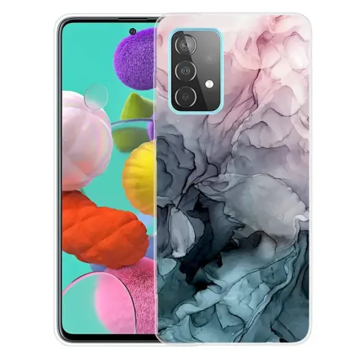 Fusion marble silikona aizsargapvalks Samsung A125 Galaxy A12 (dizains b)