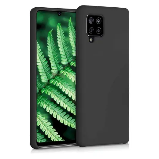 Fusion elegance fibre protect silicone case for Samsung A226 Galaxy A22 5G black