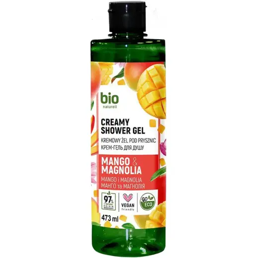 Bio Naturell, Bio Naturell, Mango & Magnolia, Shower Gel, For All Skin Types, 437 ml