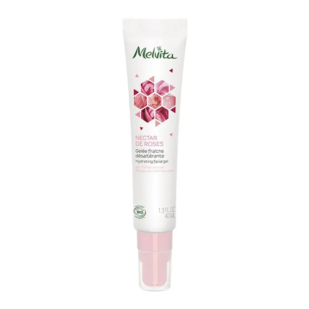 Melvita, Nectar de Roses, Organic, Hydrating, Day, Gel, For Face, 40 ml *Tester