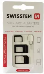 SIM Kartes Adapteru Komlekts Swissten SIM Card Adapters