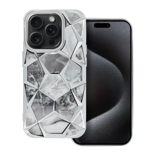 TWINKI maciņš telefonam iPhone 14 Pro sudraba krāsā