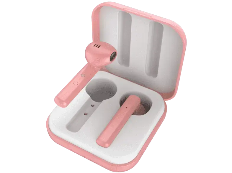 Ledwood TWS Airpods Bluetooth 5.0 Беспроводные Наушники с Микрофоном (MMEF2ZM|A) Розовые