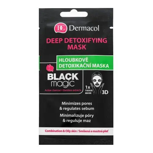 Dermacol Black Magic dziļi detoksicējoša maska 15 ml