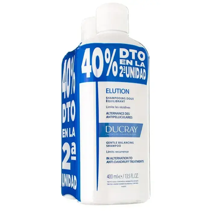 Ducray Elution Shampoo 2x400ml (3282779366861)