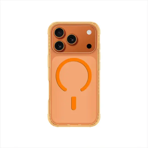 AmazingThing Titan Pro maciņš ar MagSafe atbalstu telefonam iPhone 17 Pro oranžs