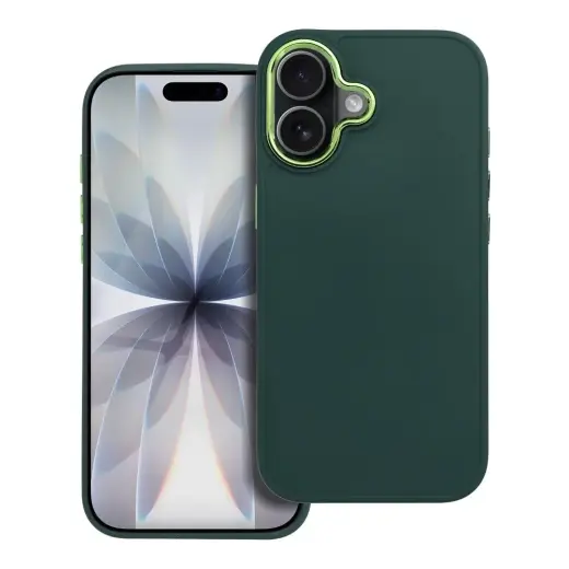 FRAME telefono dėklas iPhone 17 žalias