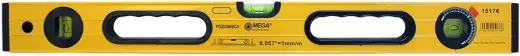Līmeņrādis Mega pastipr.korpuss 1200mm 3indik. 1mm/m