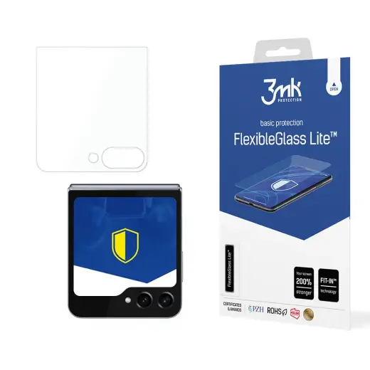 3mk FlexibleGlass Lite™ защитное стекло для телефона Samsung Galaxy Z Flip 5 (Front)