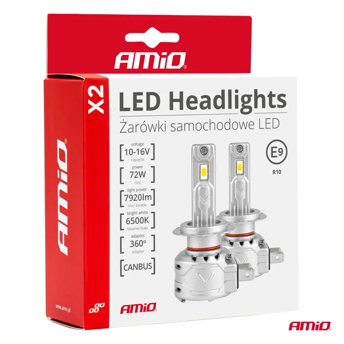 LED Headlights X2 Series H3 AMiO-02971