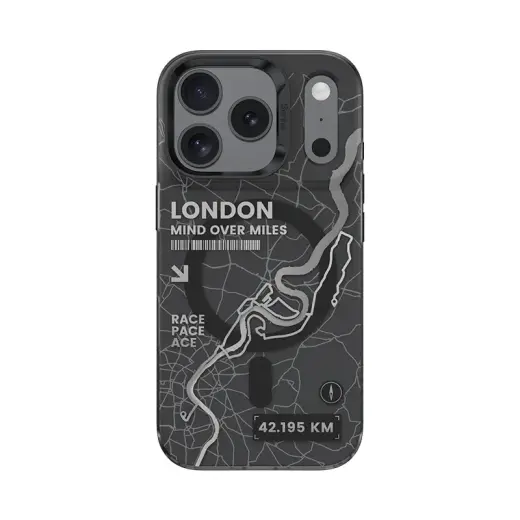 Benks Dynamic Magnetic City Case London maciņš telefonam iPhone 17 Pro daudzkrāsains