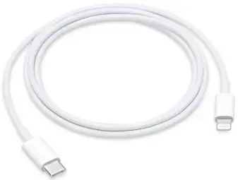 Apple datu pārraides un uzlādes vads | USB-C uz Lightning | 2m | balts