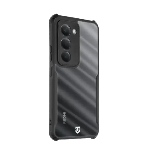 Tactical Quantum Stealth Cover for Xiaomi Redmi 15 Clear/Black