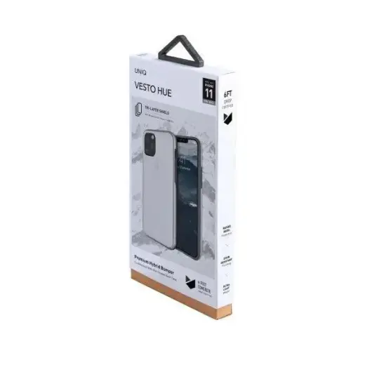 UNIQ etui Vesto Hue iPhone 11 Pro Max srebrny|silver Photo