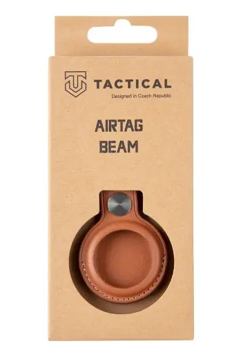 Tactical Airtag Beam Leather Brown