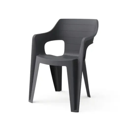 Garden chair Bilbao Low Back grey