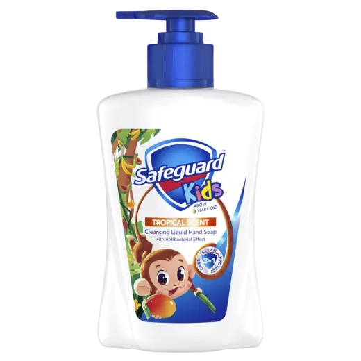 Šķidrās roku ziepes SAFEGUARD Tropical, 225ml