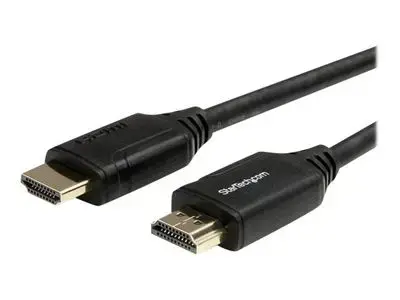 StarTech.com 1m 3 ft Premium High Speed HDMI Cable with Ethernet - 4K 60Hz - Premium Certified HDMI Cable - HDMI 2.0 - 30AWG (HDMM1MP) - HDMI with Ethernet cable - 1 m