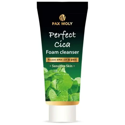 PaxMoly, Perfect Cica, Soothing & Calming & Cleansing, Cleansing Foam, 100 ml