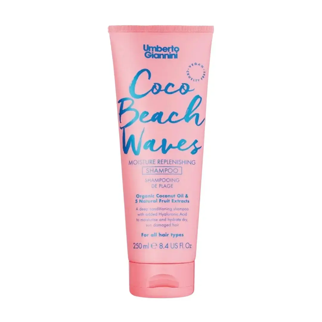 Umberto Giannini, Coco Beach Waves, Hair Shampoo, Hydrating, 250 ml