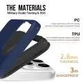 Vmax Triangle case for Samsung Galaxy S25 Plus navy blue Photo