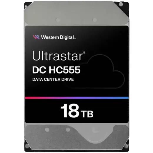 HDD Server WD/HGST ULTRASTAR DC HC555 (3.5’’, 18TB, 512MB, 7200RPM, SATA 6Gb/s, 512E SE NP3) SKU: 0B48723