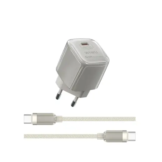 WIWU Jello 20W GaN Charger Sets Wi-U016 C-C, EU Plug