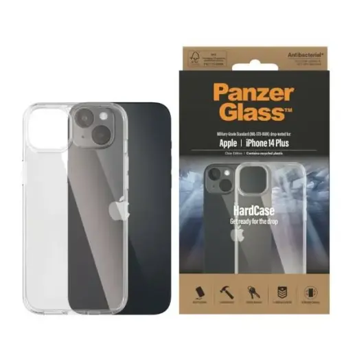 PanzerGlass HardCase telefoni ümbris iPhone 14 Plus läbipaistev