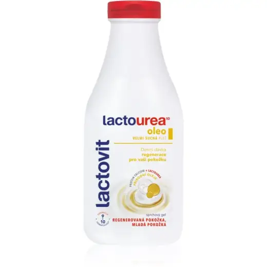 Lactovit LactoUrea Oleo Gel Douche Régénérant Pour Peaux Très Sèches 500 Ml