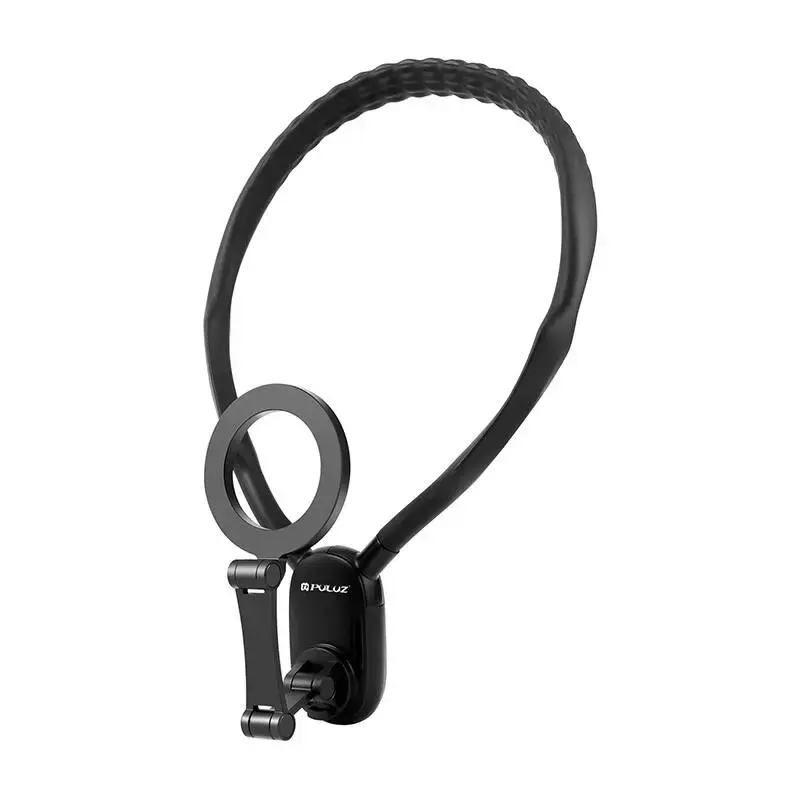 Magnetic Collar Bracket POV PULUZ for Action Cameras | Phones (Black)