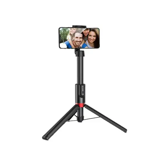 Selfie stick, Bluetooth tripod BlitzWolf BW-BS10 Plus for smartphones (black)