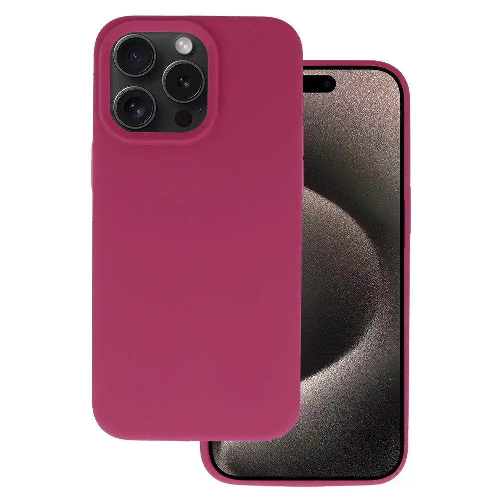 Silicone Lite Case for Iphone 14 Pro Max raspberry