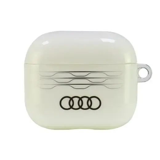 Audi IML Geometric Pattern AirPods 3 cover biały|white AU-IMLAP3-A6|D3-WE