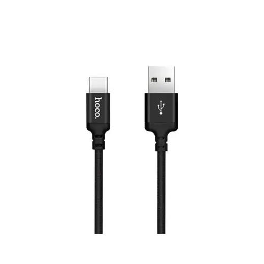 HOCO X14 datu pārraides un uzlādes vads | USB-A uz USB-C | 10W | 2m | melns
