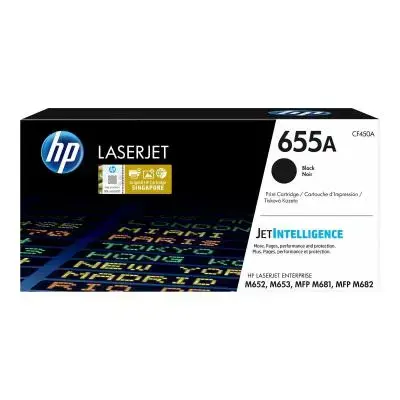 HP Cartridge No 655A HP655A HP 655A Black Schwarz (CF450A)