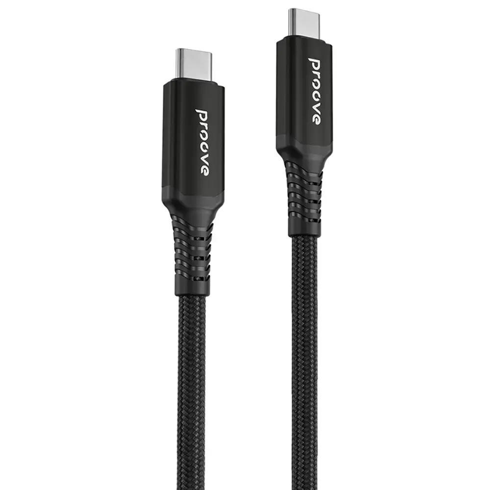 Proove Speed Line data transfer and charging cable | USB-C to USB-C | 240W | 1m | black
