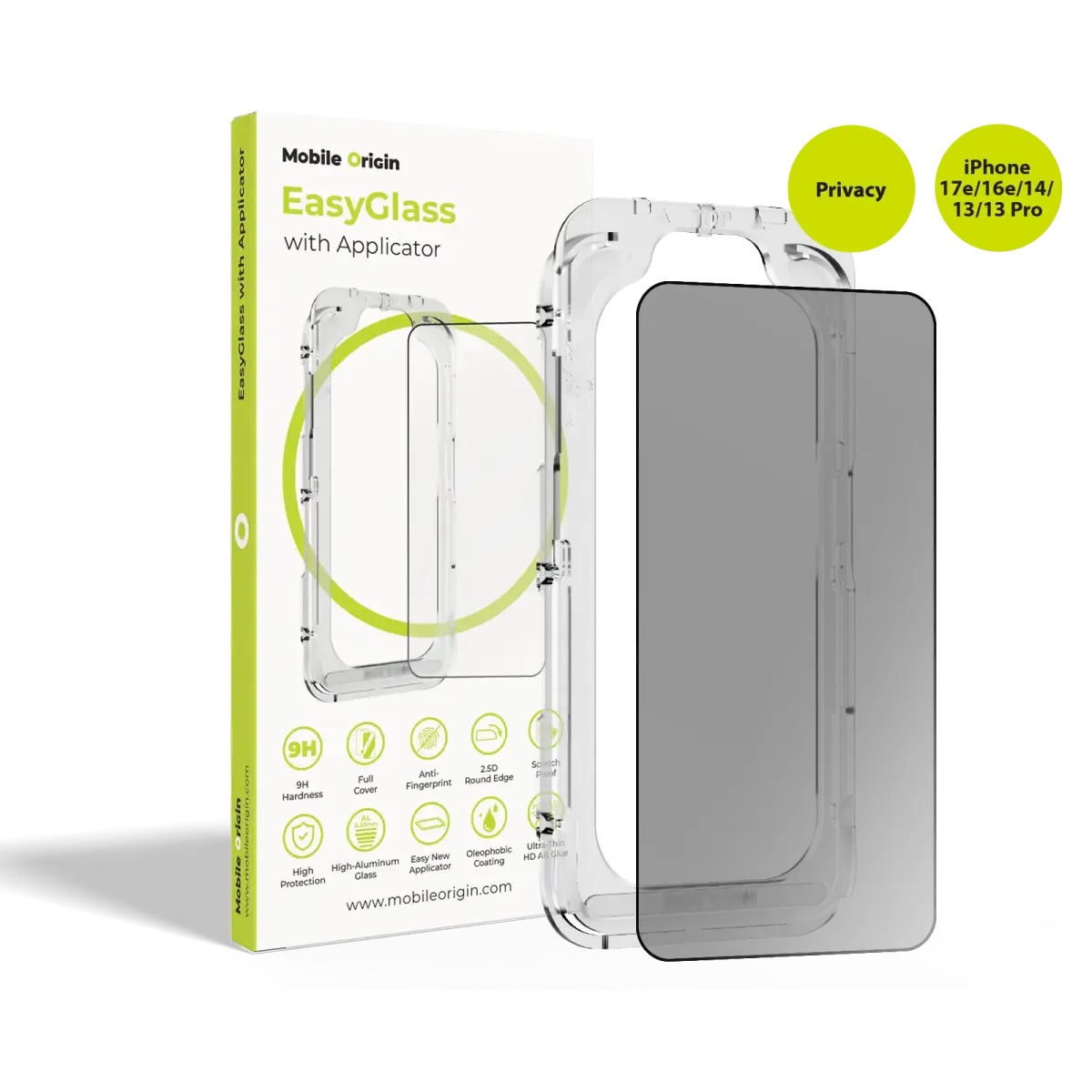 MOBILE ORIGIN EasyGlass Privacy with Applicator