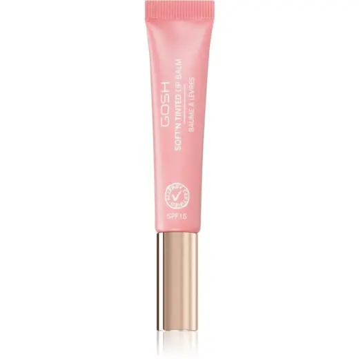 Gosh, Soft'n Clear, Vegan, Moisturized, Lip Balm, 001, Nude, SPF 15, 8 ml