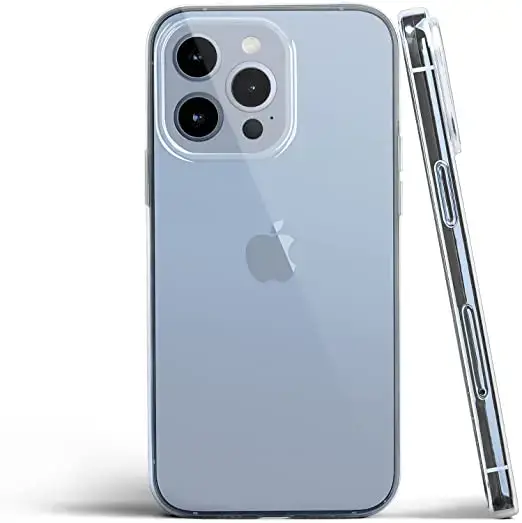 Fusion Ultra Back Case 2 mm izturīgs silikona aizsargapvalks Apple iPhone 13 Pro caurspīdīgs
