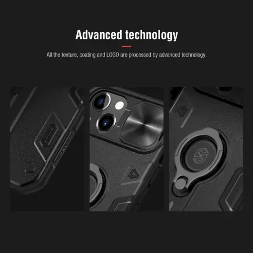 Nillkin CamShield Armor Hard Case for iPhone 13 Dark Green (without logocut)