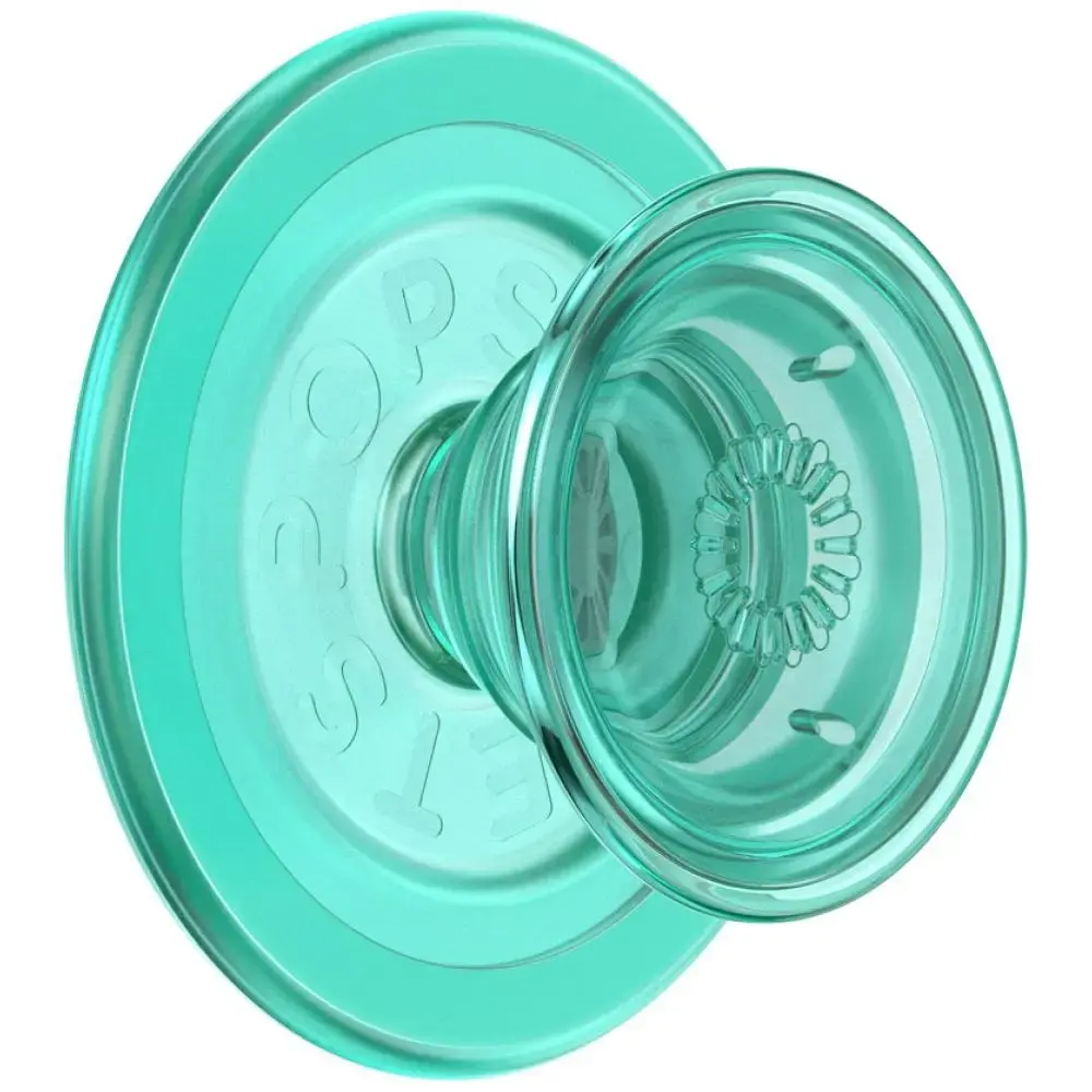 Uchwyt i podstawka do telefonu            Popsockets Translucent MagSafe miętowy 807029